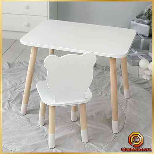 Детский комплект мебели столик и стульчик для рисования, столик из дерева для малыша для обучения и творчества Киев