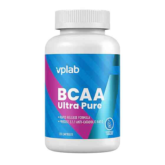 Амінокислоти BCAA VPLab BCAA Ultra Pure 120 капс Київ