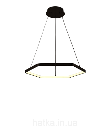 Люстра підвісна світлодіодна Sirius LCD3024 BK чорна Київ