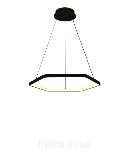 Люстра підвісна світлодіодна Sirius LCD3024 BK чорна Київ - фото 2