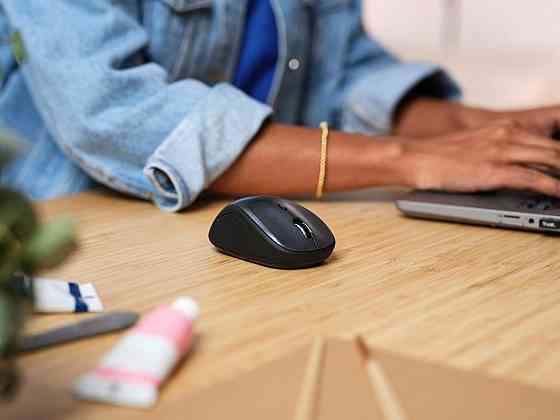 Мышь Trust Yvi FX черная беспроводная USB 2.4GHz оптическая 800/1600 DPI компактная с подсветкой для ноутбука Киев