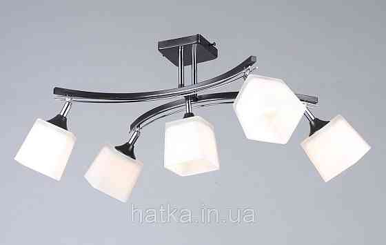 Люстра B N1435/5 BK+CH (Чорний + Хром) Київ