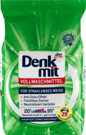 Denk mit пральні порошки для білого 20 пр. Німеччина Київ