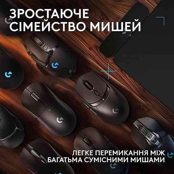 Ігрова поверхня Logitech G PowerPlay 2 Black (947-000003) ( Чорний ) Харків