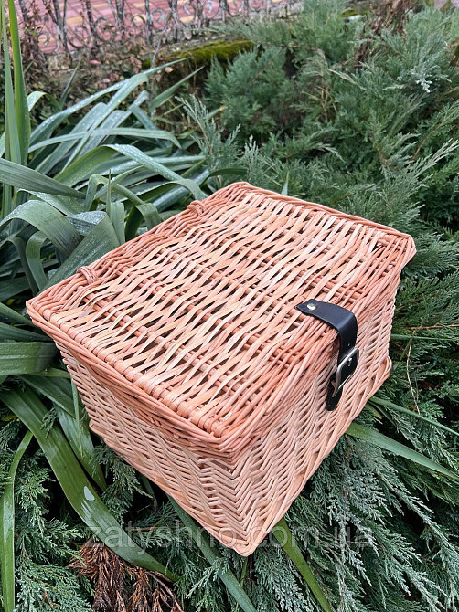 Ящик плетений з ремінців для подарунків Київ - фото 6