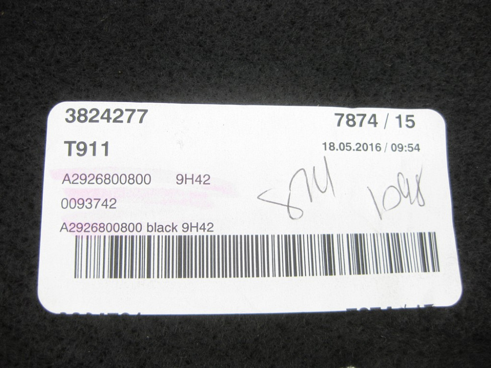 Mercedes-Benz  A2926800800 9H42 Накладка підлоги багажника спереду GLE Coupe C292 Одеса - фото 6