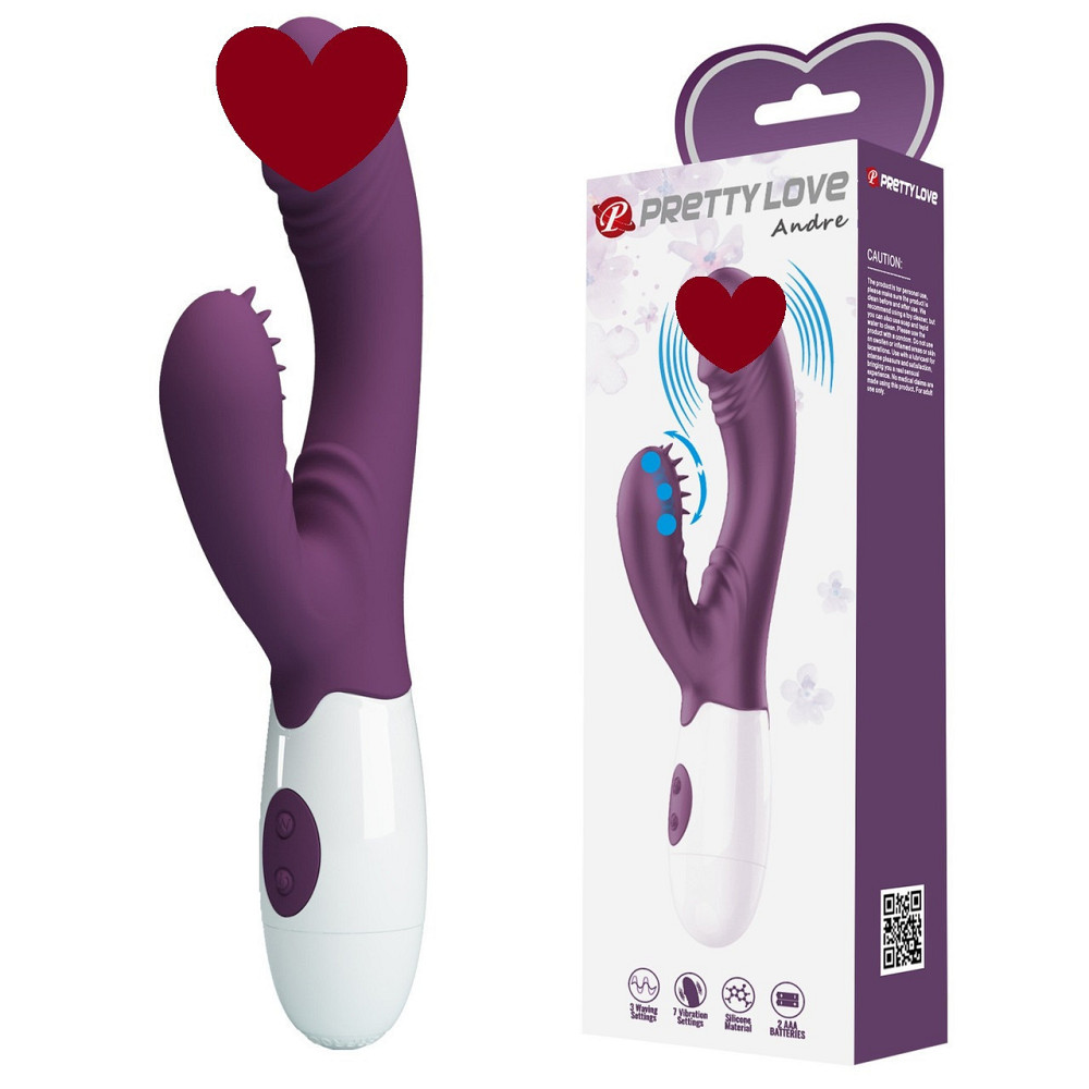 Вибратор PRETTY LOVE Andre purple, 7 function Sex Aura Киев - изображение 1