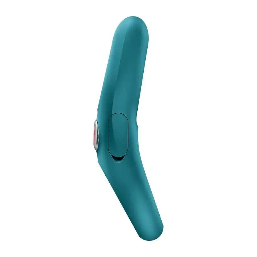 Эрекционное виброкольцо с двойной стимуляцией клитора Fun Factory NŌS PRO Bottle Green, 2 мотора Львов - изображение 5