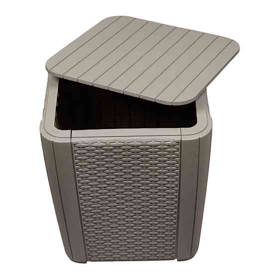 Стіл-скриня пластикова Keter Luzon Flat, бежевий Київ