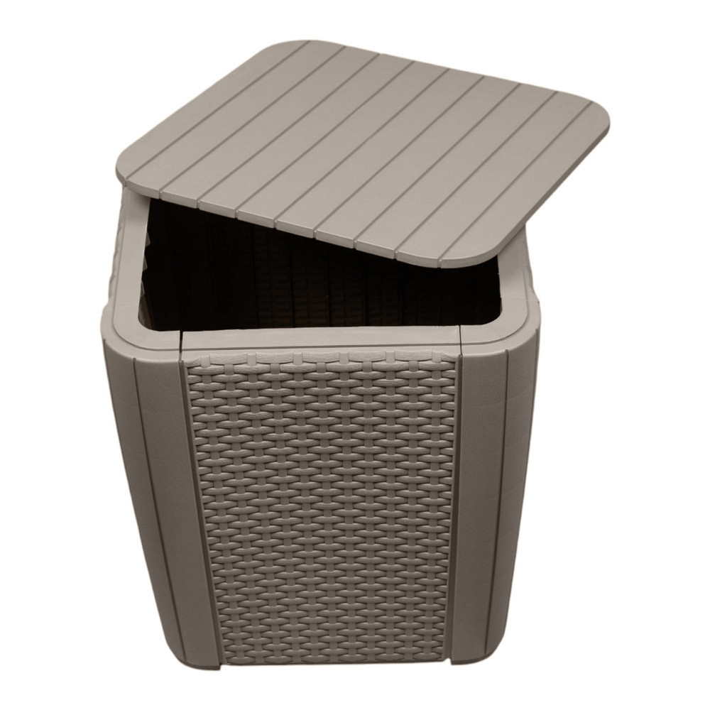 Стіл-скриня пластикова Keter Luzon Flat, бежевий Київ - фото 4