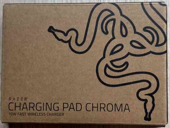 Зарядний пристрій для бездротової зарядки RAZER Chroma Charging Pad 10W Fast WL Charger RGB Black. Київ