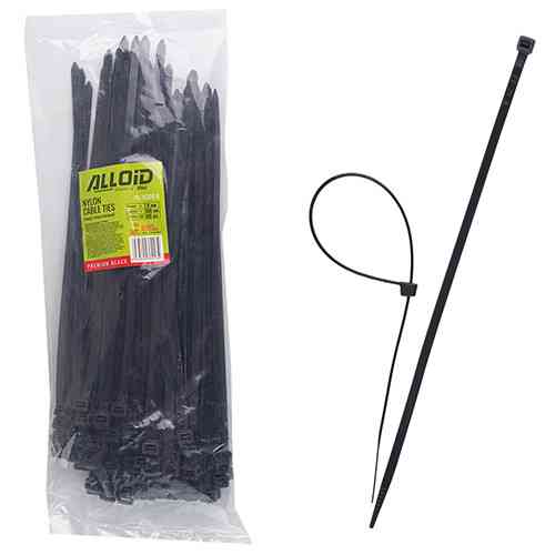 Хомут пластиковий Alloid 7.6 х 300 100 шт./уп. чорний Одеса