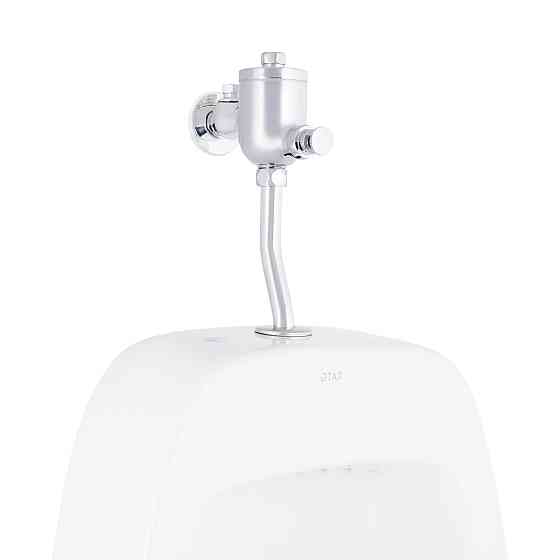 Пісуар підвісний Qtap Crow з краном-дозатором 390х330х660 White QT0588112HW Київ