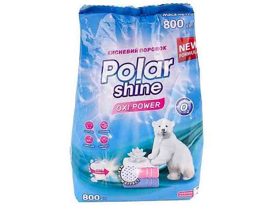 Стиральный порошок 800г КИСНЕВЫЙ для всех типов стирки Oxi Power ТМ POLAR SHINE Киев