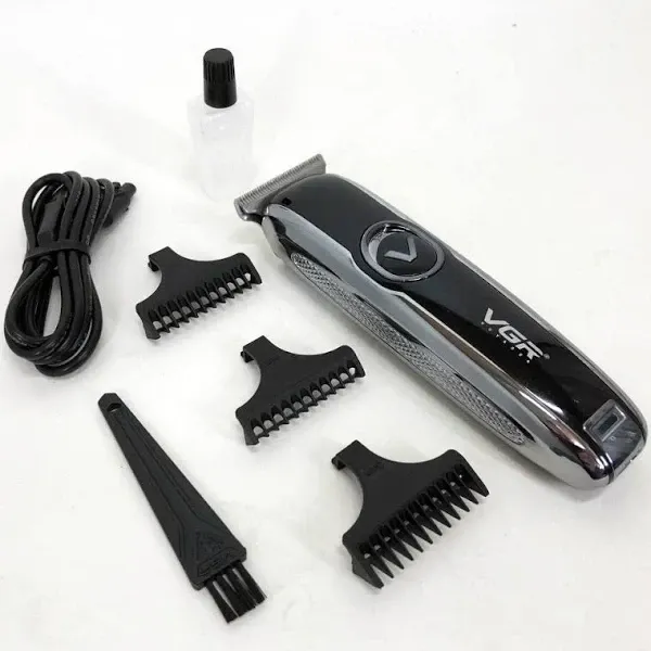 Аккумуляторная машинка для стрижки VGR V-168, 3 насадки, автономная работа 120 минут, индикатор заряда 8642 Одесса - изображение 6