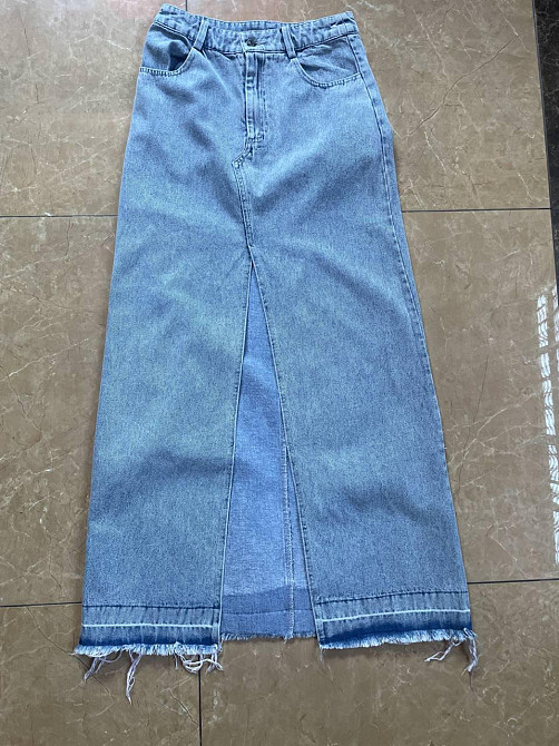 Спідниця Джинсова з розрізом M Харків - фото 3
