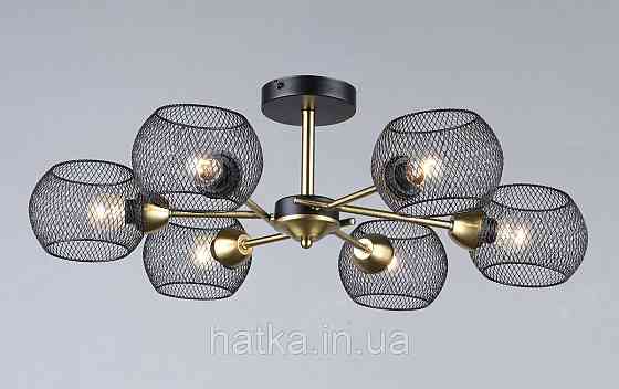 Люстра в стилі лофт B N6565/6 BK+COP Київ