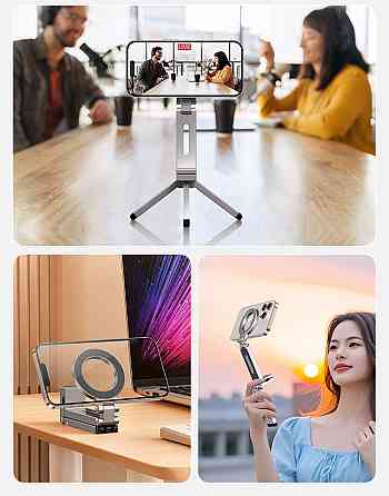 Держатель для телефона на стол мини штатив магнитный MagSafe AC Prof E01S Киев