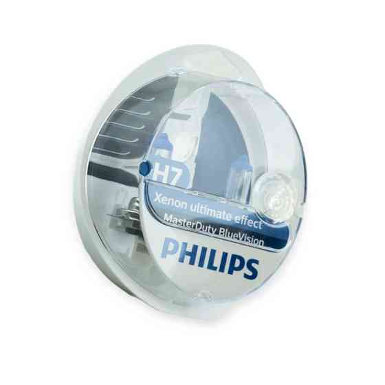 Автолампа 24V 70 W PHILIPS Duty синяя Vision (2шт) H7 Мукачево