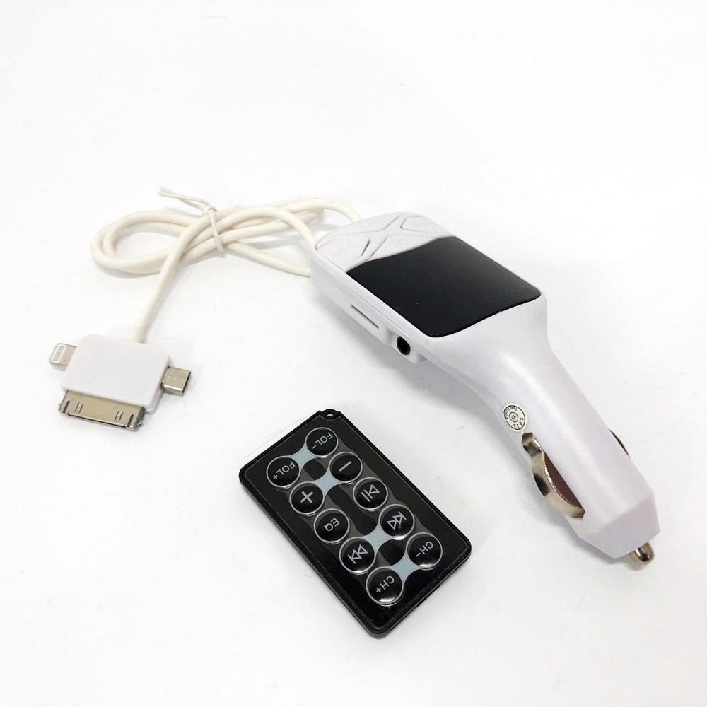 Модулятор трансмітер bluetooth CM I19A SD/Usb, Трансмітер для музики в машину, Трансмітер SR-946 в прикурювач Київ - фото 6