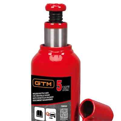 Домкрат GTM гидравлический бутылочный 5т (216-41З мм) (Т90504) Винница