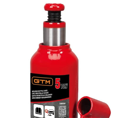 Домкрат GTM гидравлический бутылочный 5т (216-41З мм) (Т90504) Винница - изображение 2