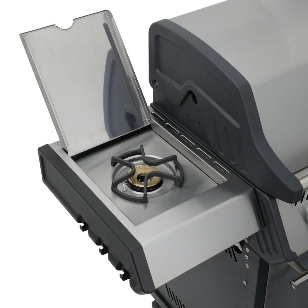 Газовий гриль SANTOS S-401, з бічним пальником, нержавіюча сталь 900266 Код: 010955 Рівне - фото 6