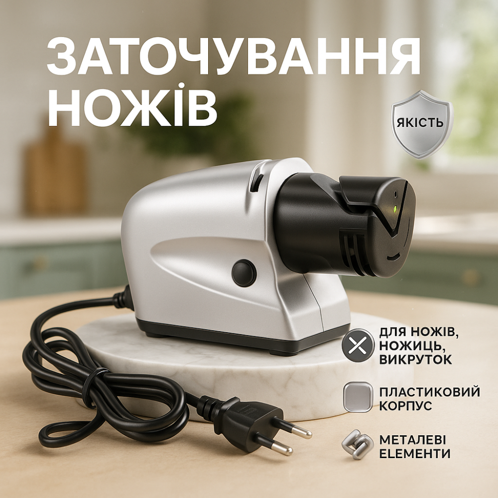 Хорошая точилка для кухонных ножей, Точилка для заточки ножей Механическая CF-73 Львов - изображение 15