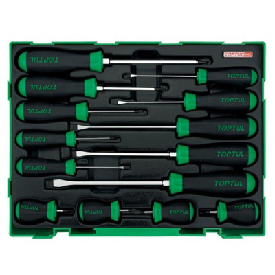 Набір викруток Toptul у ложементі 14шт. (GTC1401) Вінниця - фото 1