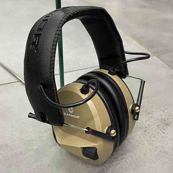 Наушники тактические Earmor M30, активные, NRR 24, цвет – Койот, активные наушники военные Solmir Киев