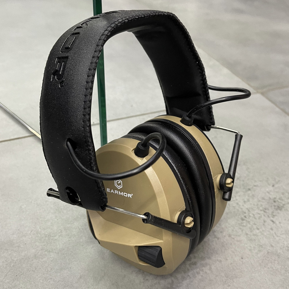 Наушники тактические Earmor M30, активные, NRR 24, цвет – Койот, активные наушники военные Solmir Киев - изображение 6