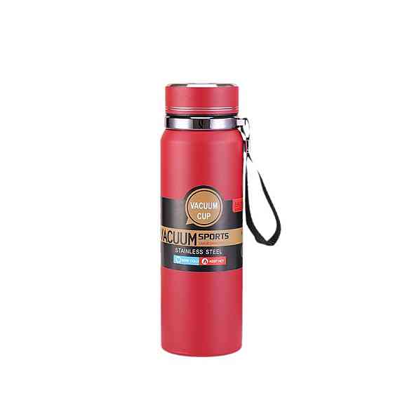 Термос Vacuum Sports з датчиком температури 1 л червоний HP-14-30R Коломия
