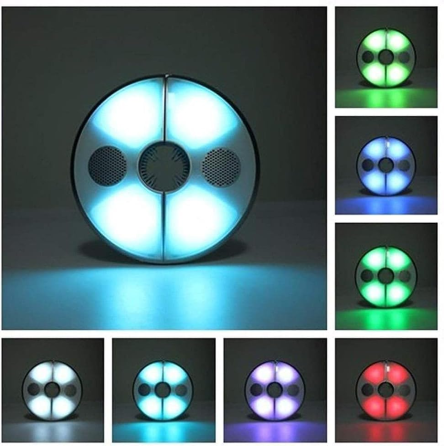 Світлодіодний ліхтар для парасольки Adyic (RGB): Bluetooth-динамік, портативний акумулятор для патіо та кемпінгу Київ