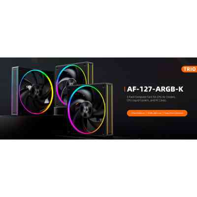 Кулер для корпуса ID-Cooling AF-127-ARGB-K TRIO Винница
