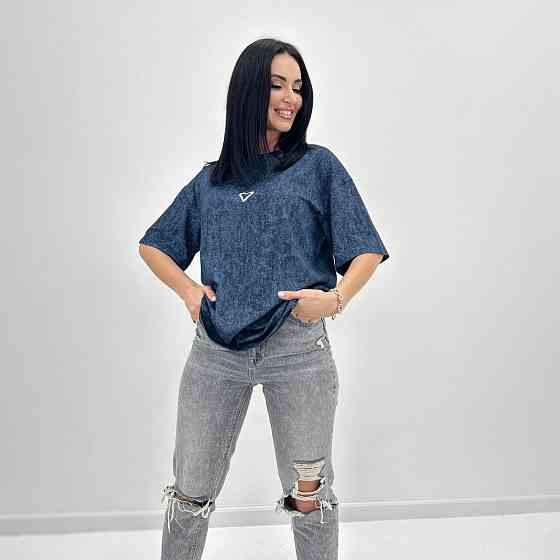 Базовая футболка с принтом 