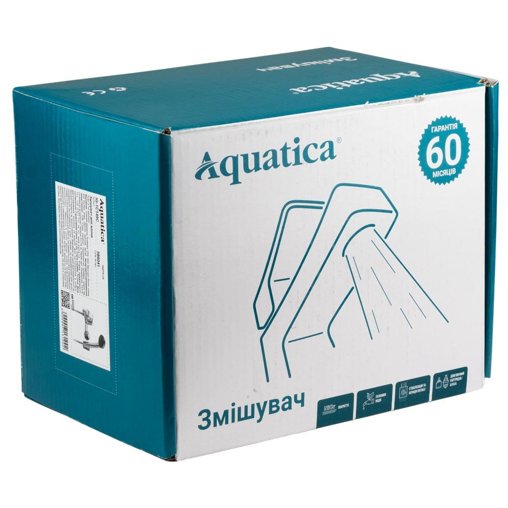 AQUATICA Смеситель IG Ø35 для ванны литой AQUATICA IG-1C149C (9709200) Коломыя - изображение 3