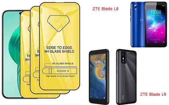 Захисне скло DefenzoGlass для ZTE Blade L8, ZTE Blade L9 – подвійна міцність Київ