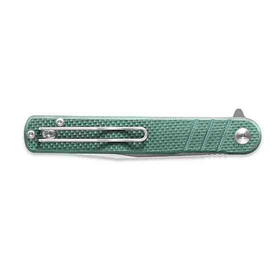 Ніж складаний туристичний Ganzo G772-GB (8.9 см) 8CR14 / G10 зелений Київ