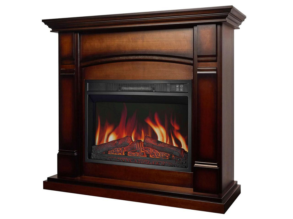 Каминокомплект ArtiFlame Manchester AF23S махагон коричневый антик с обогревом и звуком горения огня Львов - изображение 3