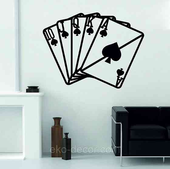 Декоративне настінне Панно «Карты» Декор на стіну Київ