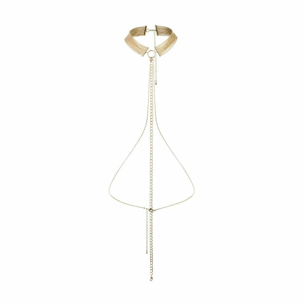 Цепочка ошейник Bijoux Indiscrets MAGNIFIQUE Collar - Silver, украшение для тела Sex Aura Киев - изображение 5