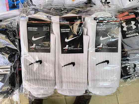 Женские носки высокие из хлопка 3 штук Nike 3 41-44 Киев
