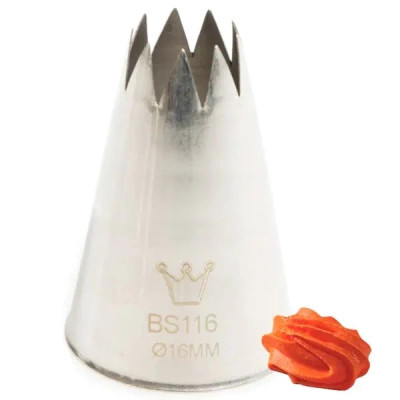 Кондитерская насадка Martellato Open Star 16 мм (BS 116) Винница - изображение 1