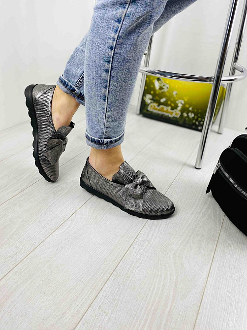 Sothby 's Сліпони жіночі Sothby 's K-378/3 темне-срібло (весна-літо, шкіра натуральна) (3306) л Коломыя - изображение 6