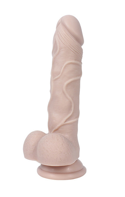 Фаллоимитатор - Beast Sexy silicone dildo цвет светлая кожа Sex Aura Киев - изображение 4