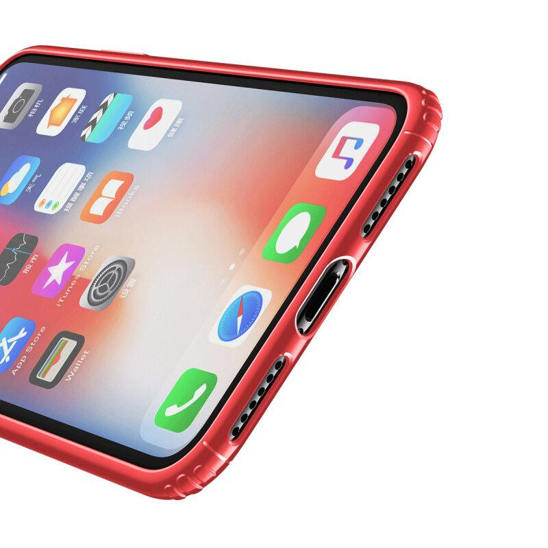 Чохол Baseus для iPhone X/X Soft Case Red (WIAPIPHX-SJ09) Київ - фото 4