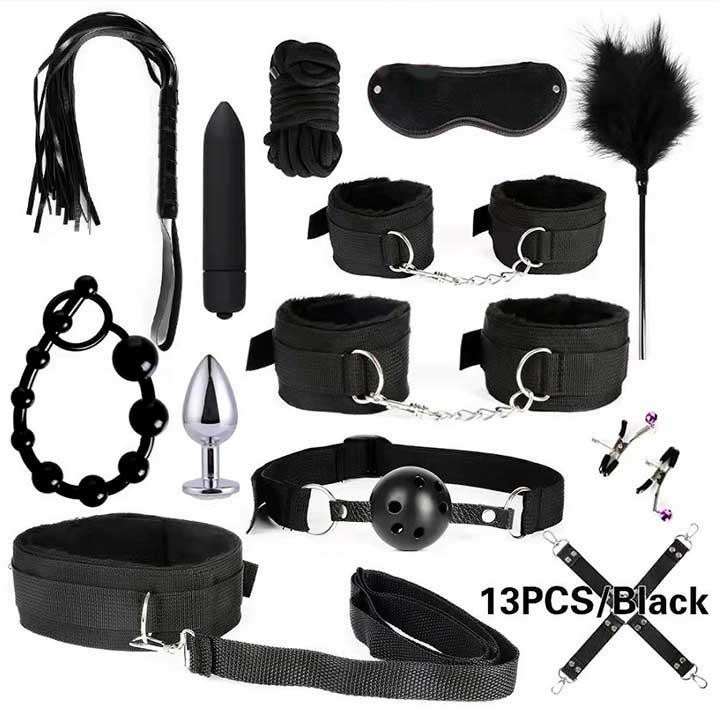 БДСМ набор из 13 предметов - Чёрный – Садо-мазо Винница - изображение 2