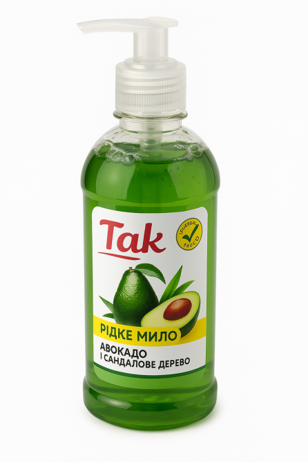 Жидкое мыло ТМ Так с маслом авокадо 500 мл Киев - изображение 1
