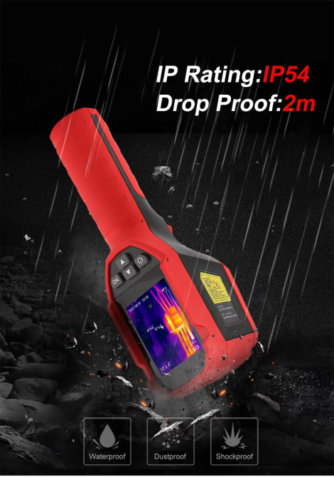 Тепловізійна камера Uni-T UTi120S+ Plus (до 550 °C) з роздільною здатністю 240x180 Червоний Київ - фото 8