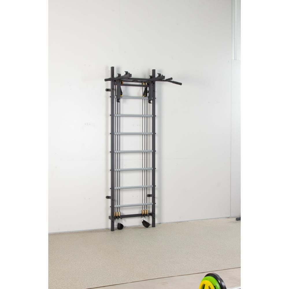 Шведская стенка с системой эспандеров Cross Training Full Black, профессиональная система эспандеров, 150 кг Каменское - изображение 5